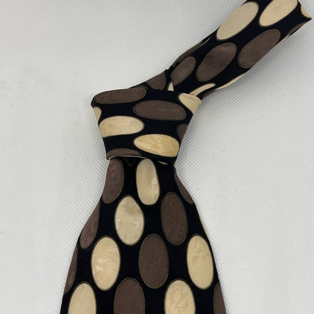 EUC Vintage Fratelli Oval Print Tie - Picture 5 of 8